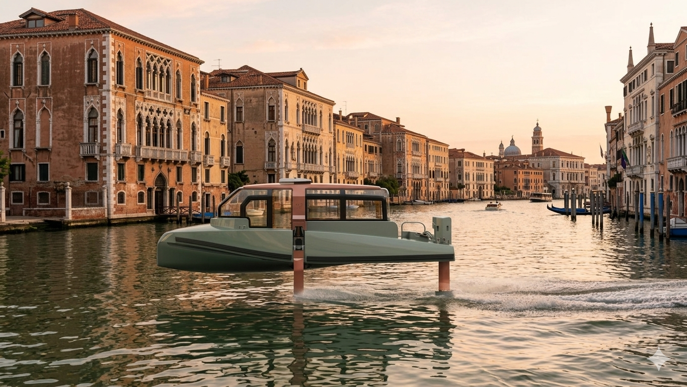 Zefiro as an urban water taxi