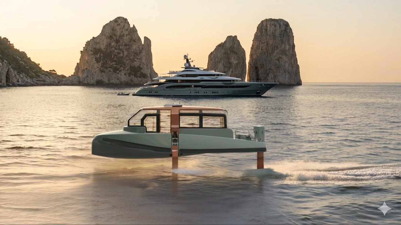 Zefiro as a superyacht tender